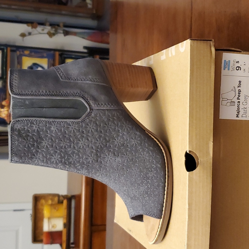 Tom's Peep Toe Boot